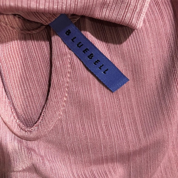 Bluebell Rose Pink Cold Shoulder Top - Picture 2 of 4